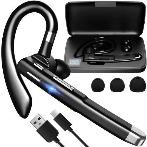 Trådløse Bluetooth Høretelefoner Med Powerbank Etui