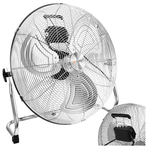 Gulvventilator, Kraftig Ventilator, 50 Cm, 3 Hastigheder