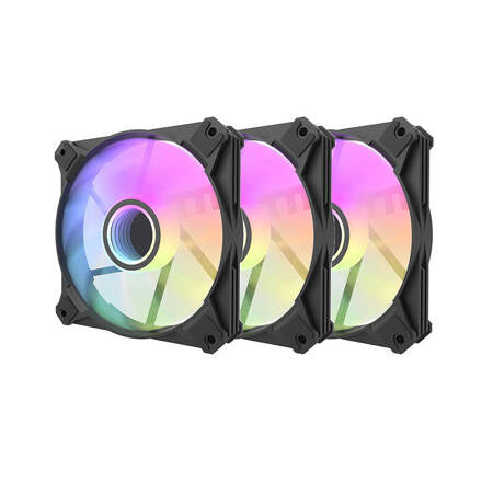 Computer Blæser Sæt Darkflash Inf8 Argb, 3i1 120x120 (sort) Kabinet Blæser - Geekd.dk