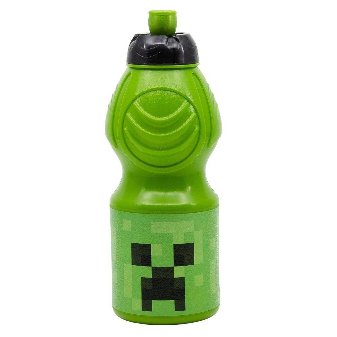 Euromic - Sports Water Bottle 400 Ml. - Minecraft Drikkedunk - Geekd.dk