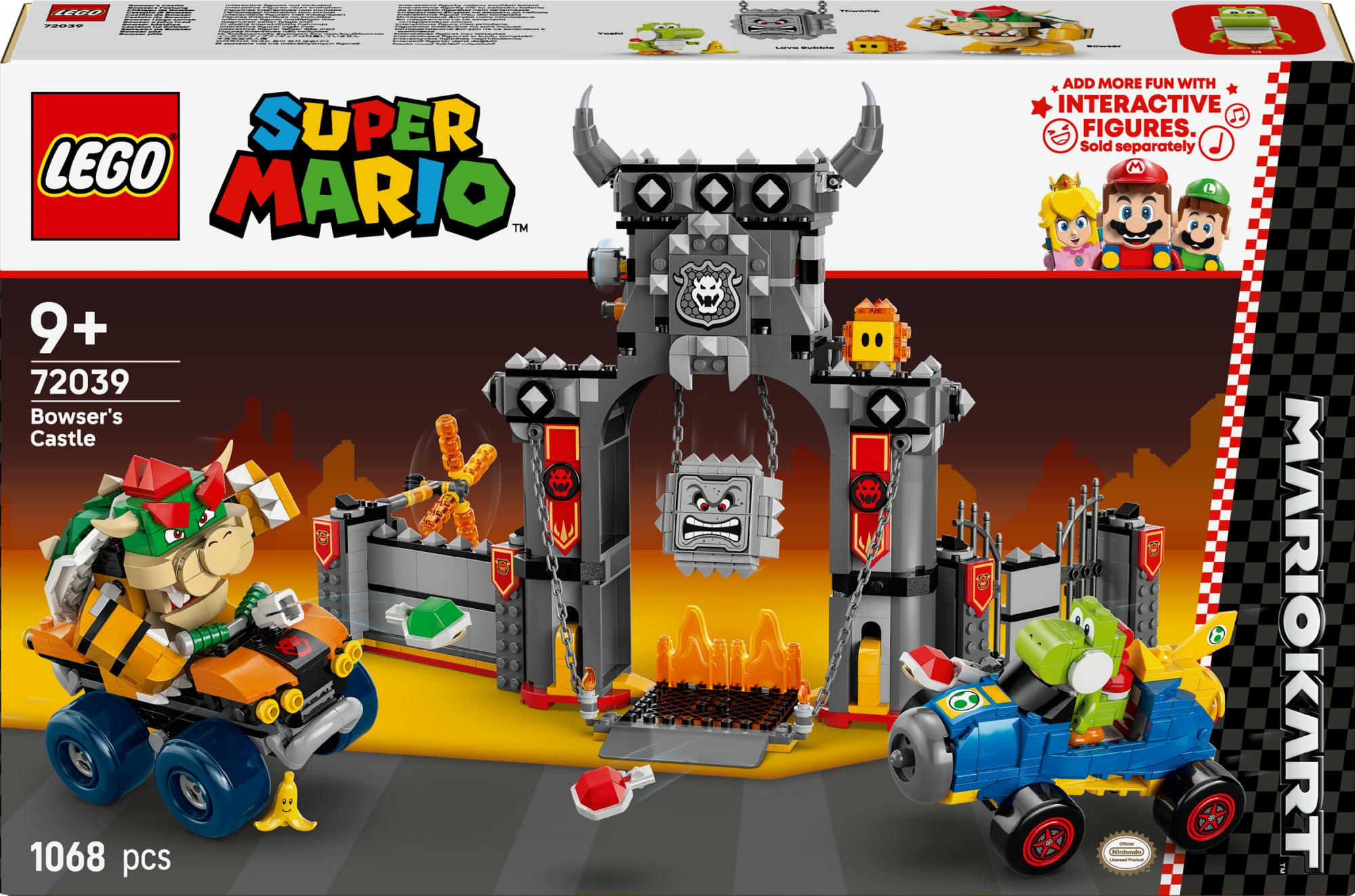 Lego - Super Mario - Mario Kartâ¢: Bowser's Castle (72039) - Geekd.dk