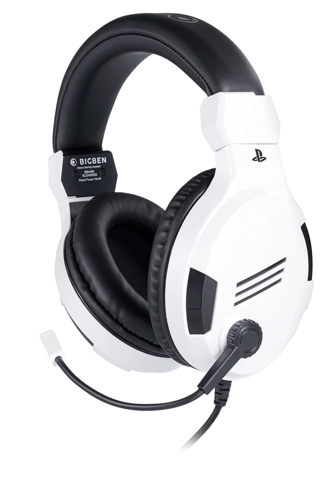 Playstation 4 Hw Bigben Stereo Gaming Headset V3 (white) - Geekd.dk