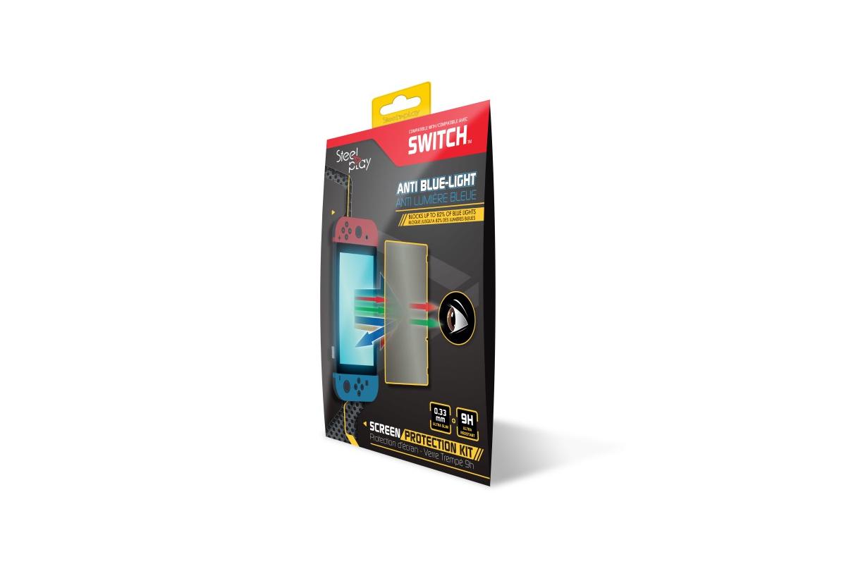 Steelplay Skærmbeskytter Til Nintendo Switch - Transparent Skærmbeskyttelse - Geekd.dk