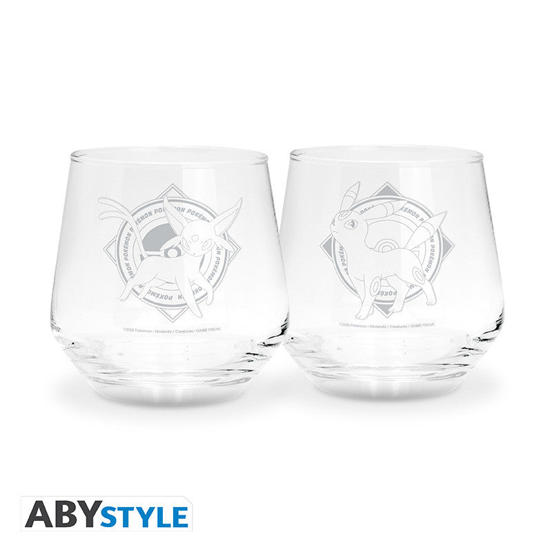 >abystyle Pokémon Espeon & Umbreon Glas 2-pak Kop - Geekd.dk