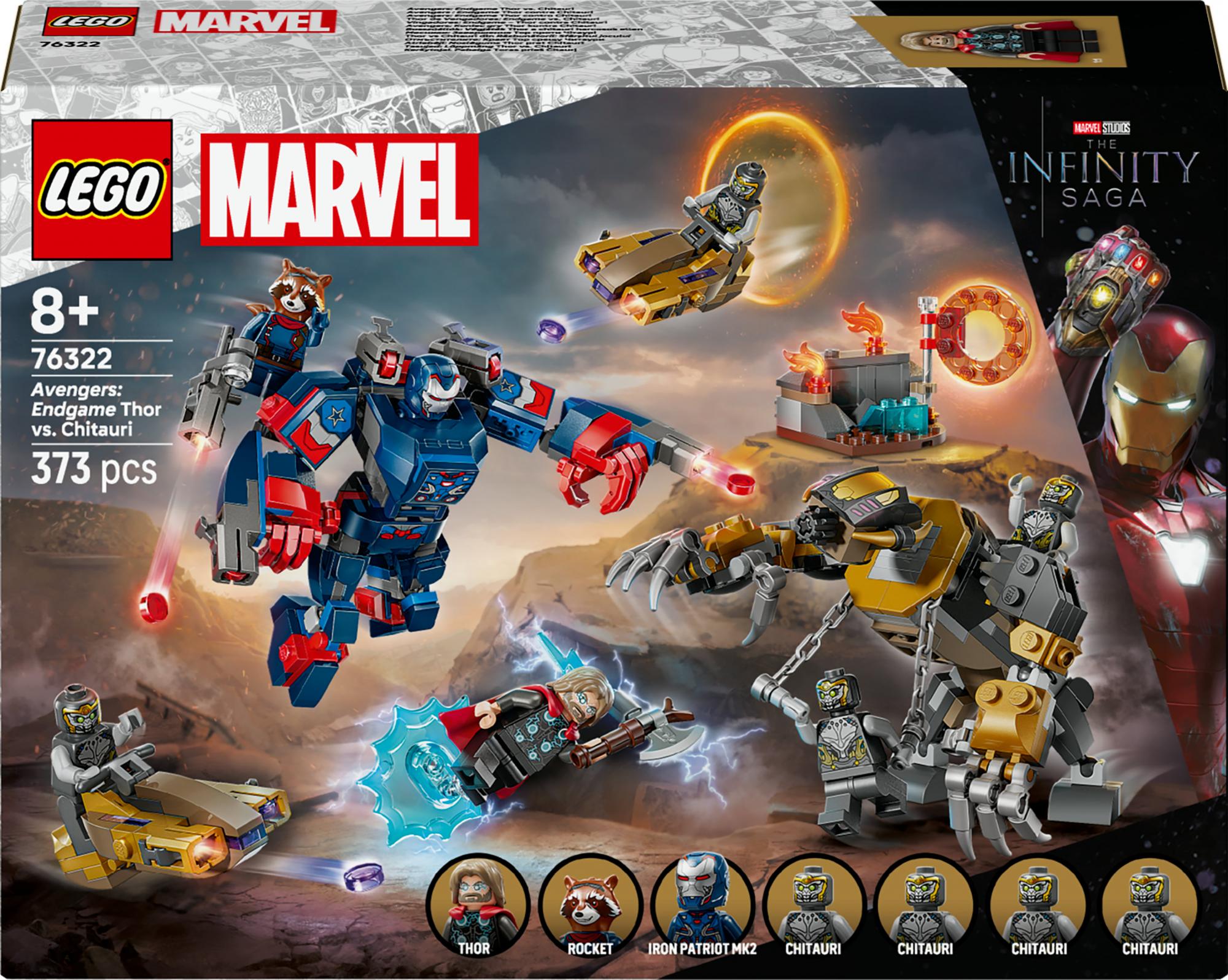 Lego Super Heroes  -  Avengers: Endgame Thor Vs. Chitauri - Geekd.dk