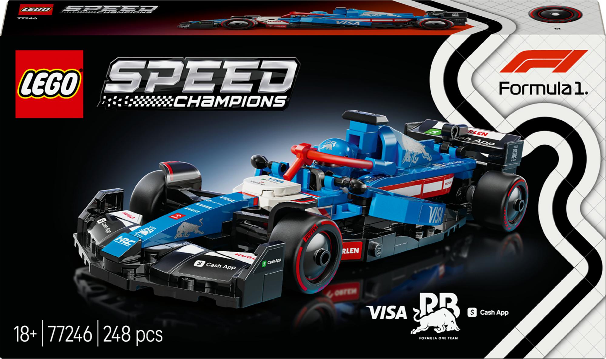 Lego 77246 Speed Champions Visa Cash App Rb Vcarb 01 F1 Racing Car - Geekd.dk