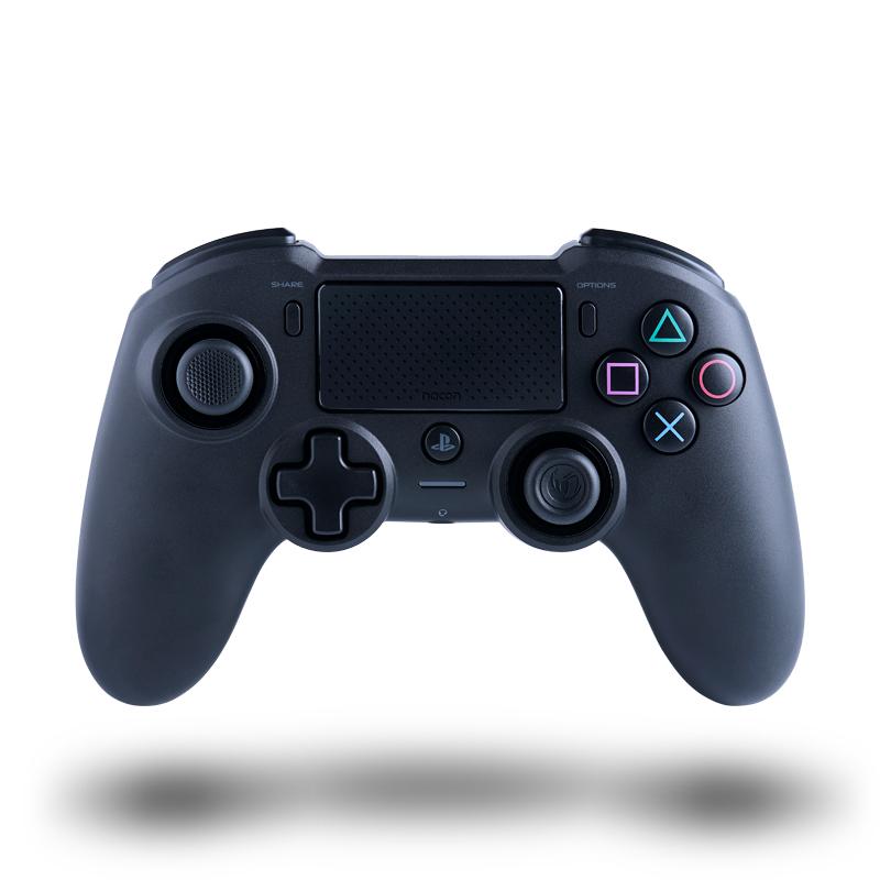 Nacon Asymmetric Wireless Controller  -  Sort Bluetooth/usb Gamepad Til Pc & Playstation 4 - Geekd.dk