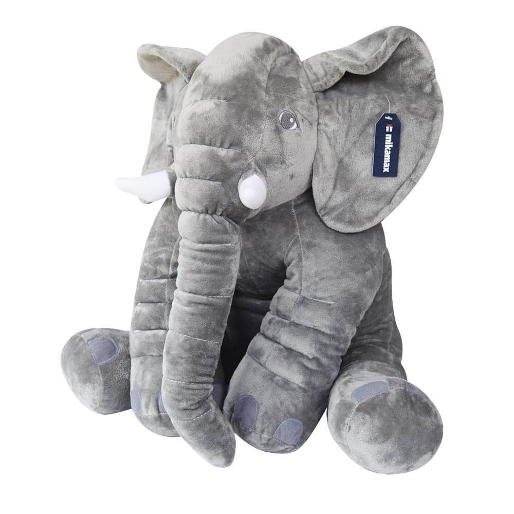 Elefant Pude Til Børn - 60cm