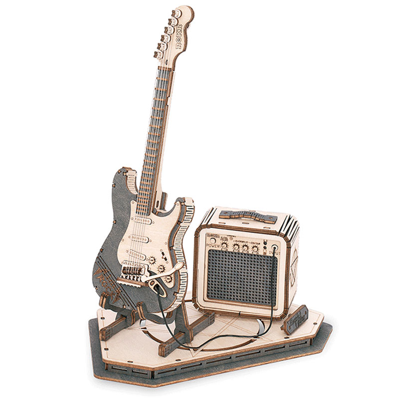 Elektrisk Guitar 3d Puslespil Fra Rokrâ¢ (tg605k)