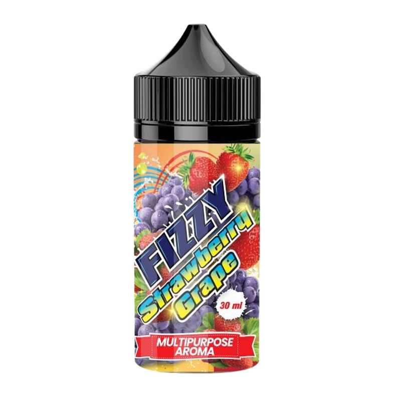 Fizzy Strawberry Grape Aroma Væske - 30 Ml