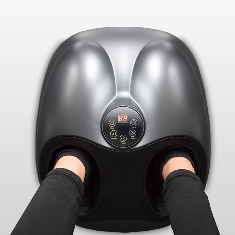 Fodmassagemaskine - Luftmassage Og Varmeterapi