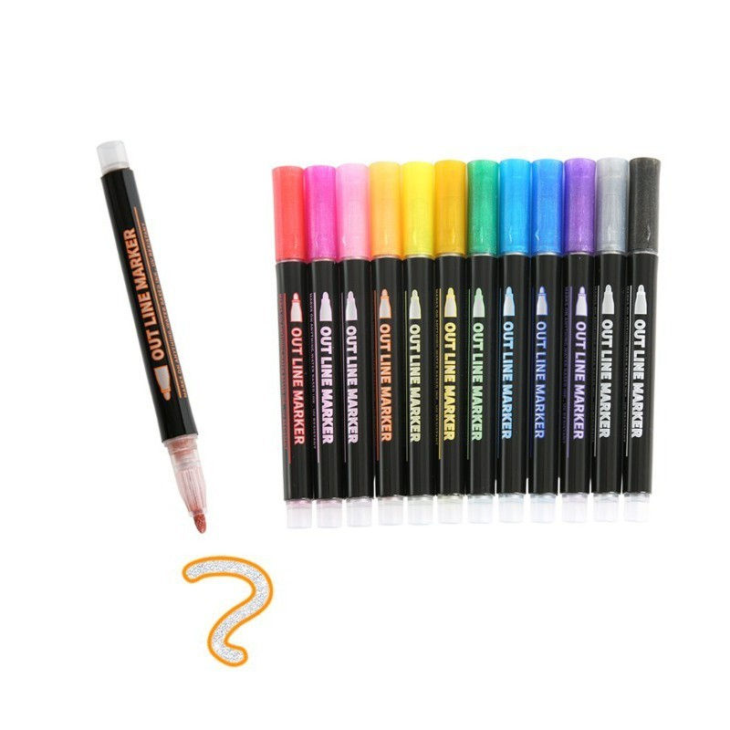 Metallic Glitter Tusser  -  12 Stk.
