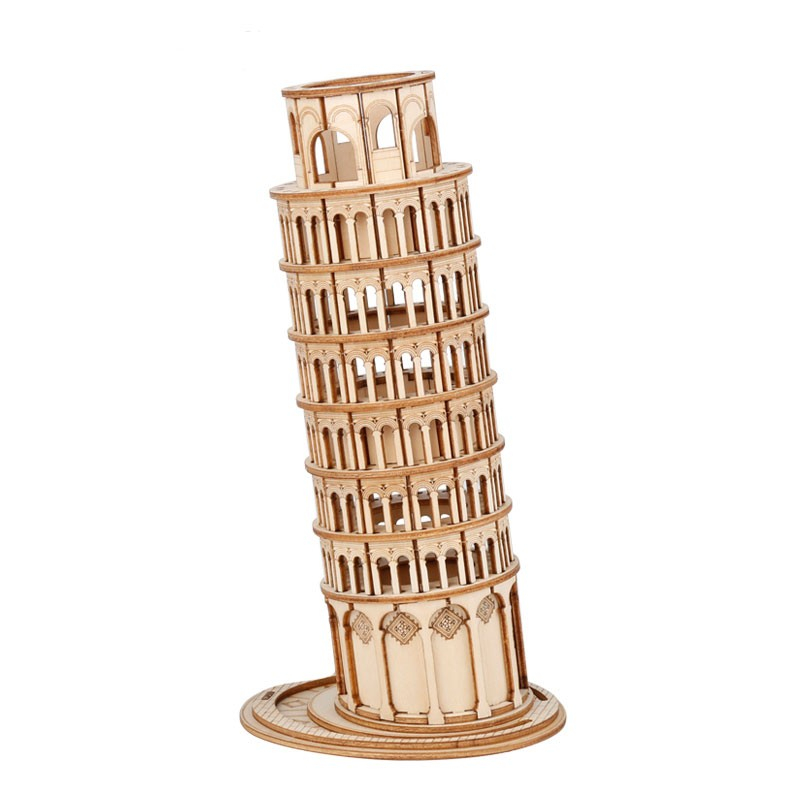 Det Skæve Tårn I Pisa 3d Puslespil Fra Rolifeâ¢