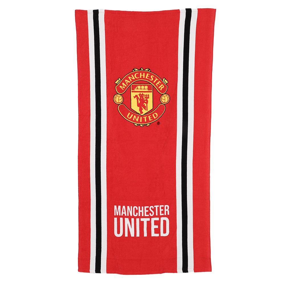 Manchester United Badehåndklæde - 70 X 140 Cm