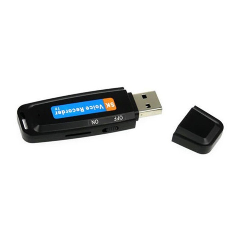 Usb  Mini  Diktafon  I  Sort