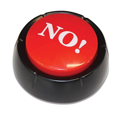No! Knap Buzzer - Knappen Der Siger No For Dig