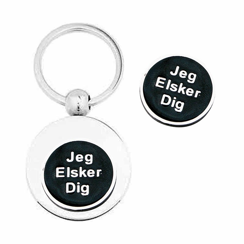 Nøgleringe Med Polet - Jeg Elsker Dig