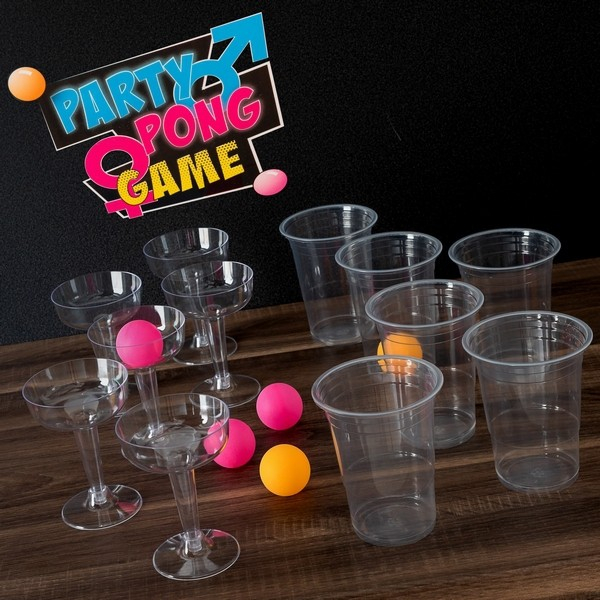 Party Pong Spil  -  18 Dele