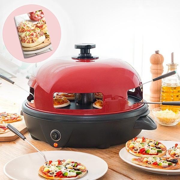 Ovn  Til  Mini-pizzaer    Rød/sort   -   700w