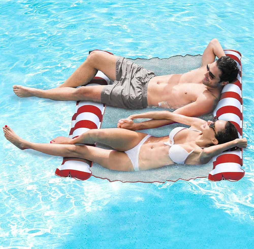 Flydende Hængekøje Til Pool - Plads Til 2 Personer