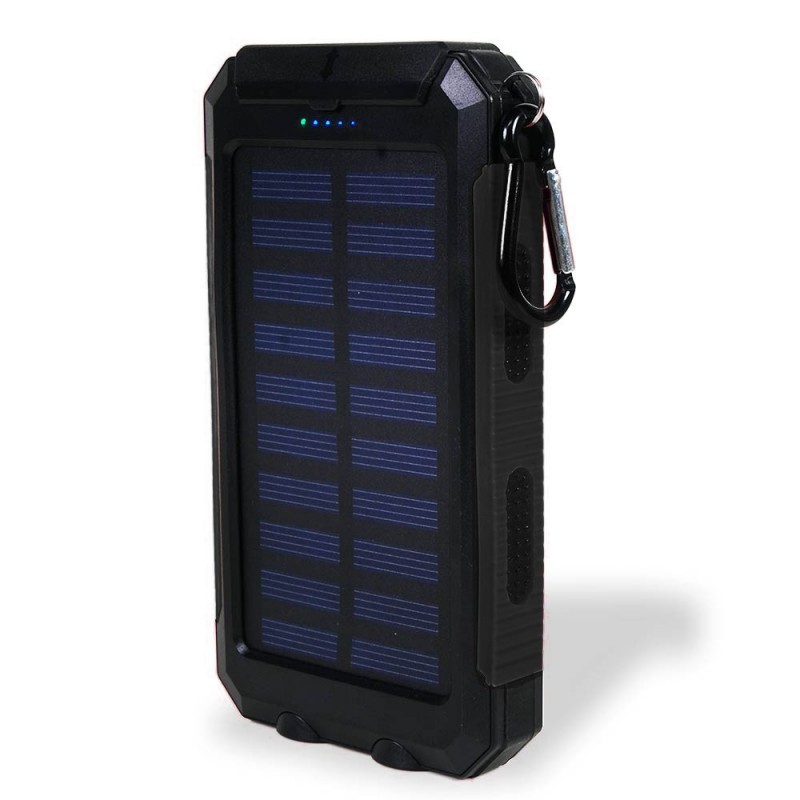 Powerbank Med Solceller 10000mah