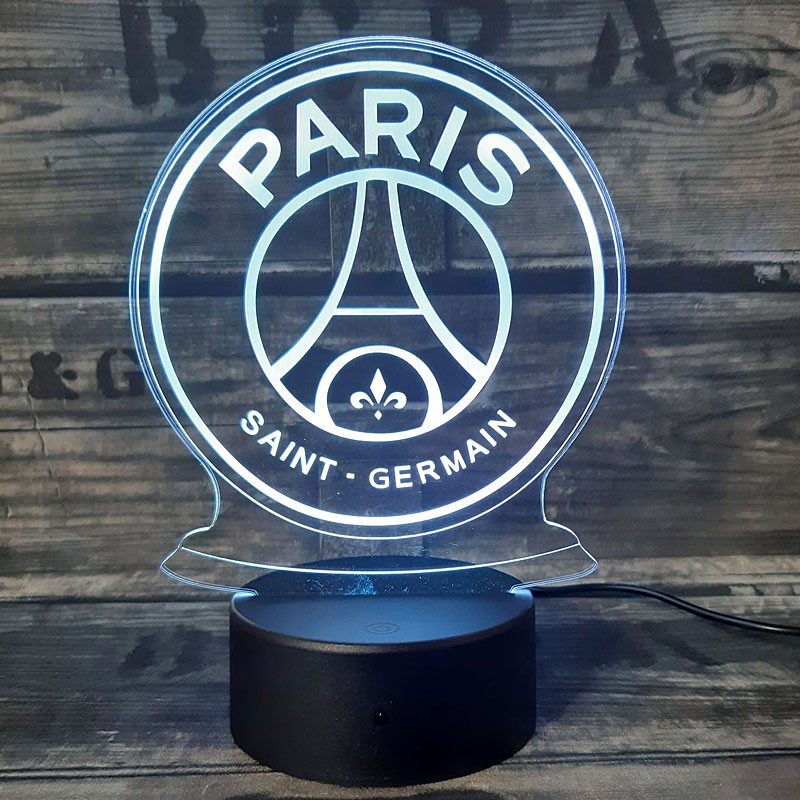 Psg Fodboldklub 3d Lampe