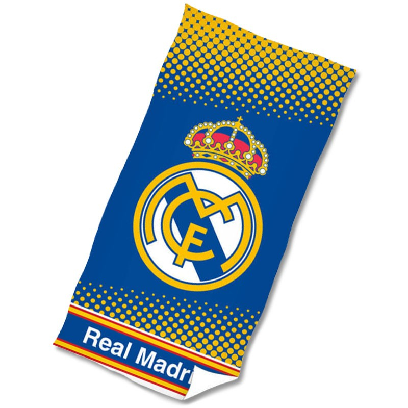 Real Madrid Badehåndklæde - 70 X 140 Cm