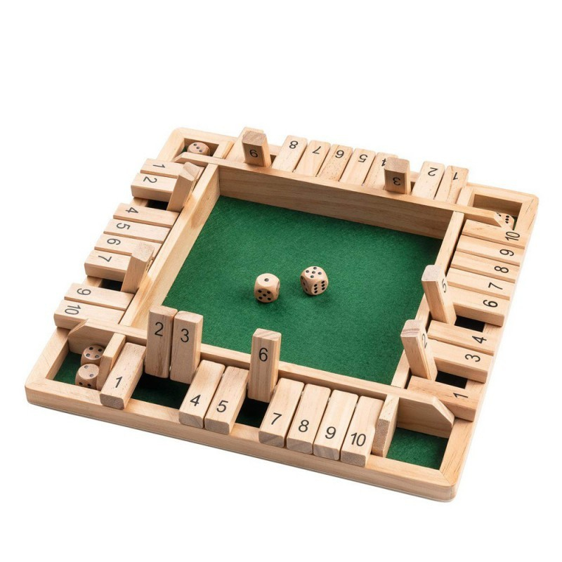 Shut The Box Brætspil - 4 Personer