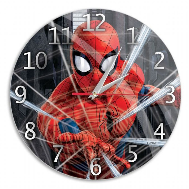 Spiderman Black Analogt Vægur