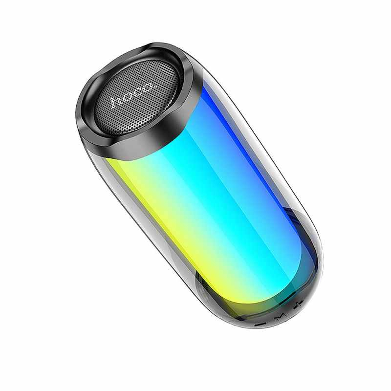 Trådløs Bluetooth Højtaler Med Led Lys (hc8) - Sort