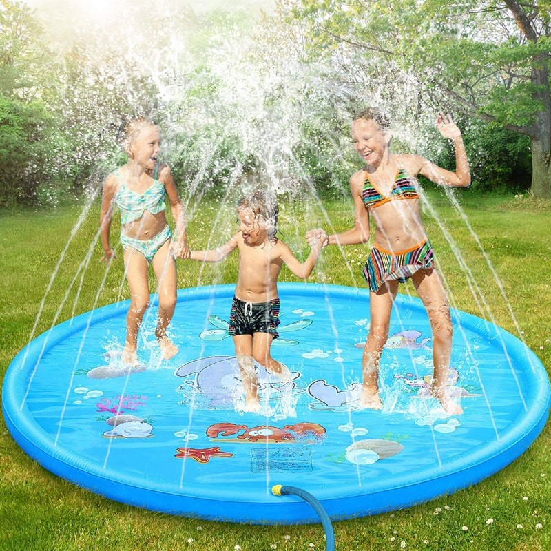 Badebassin Med Springvand