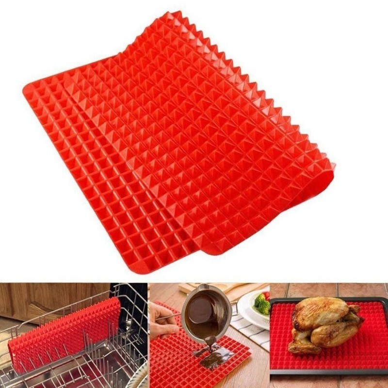 Silikone Bagemåtte  -  Pyramid Non-stick