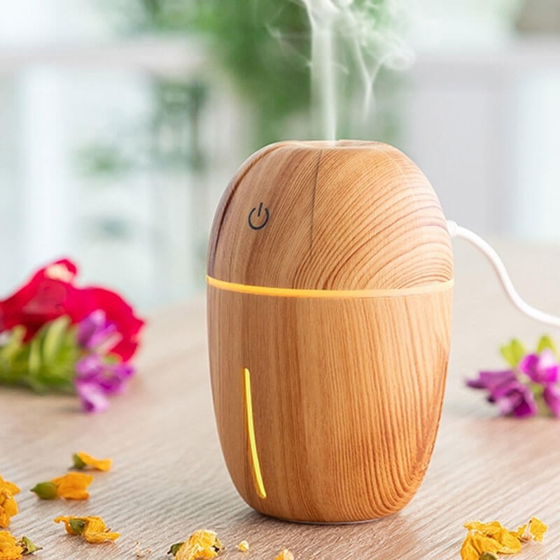 Mini Diffuser Med Mulighed For Aroma - Honey Pine Look