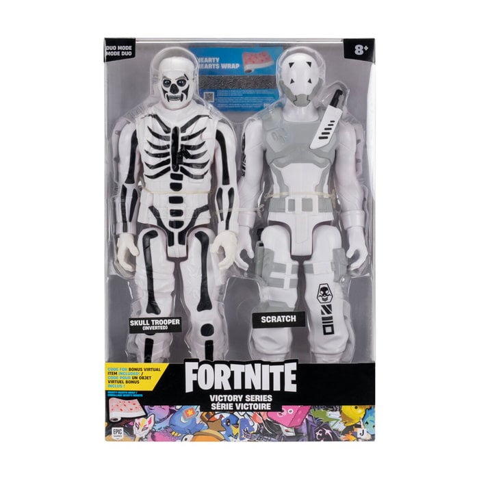 Fortnite Victory Duo Mode  -  Skull Trooper & Scratch Figur - Geekd.dk