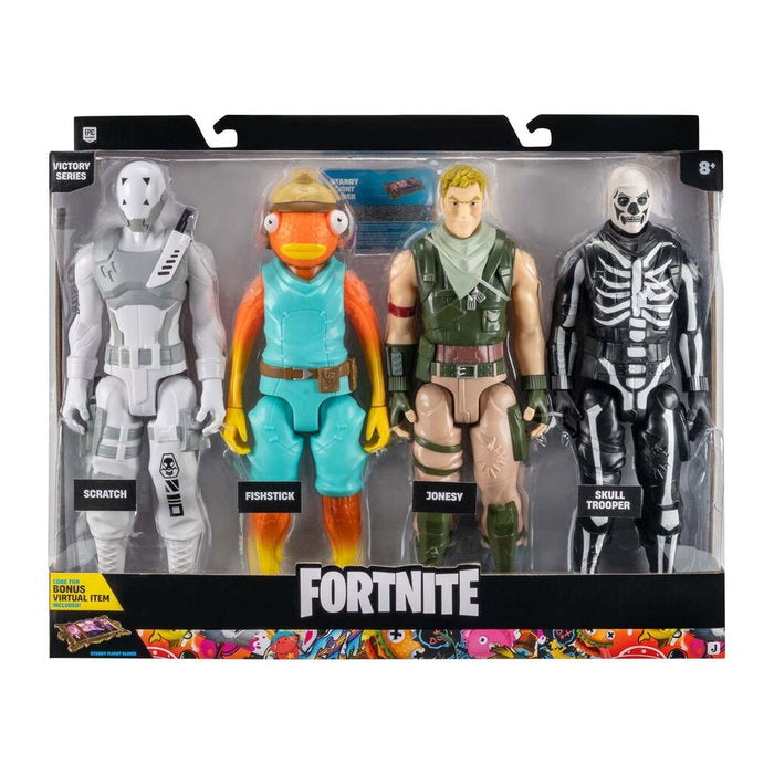 Fortnite Victory Squad Mode  -  30 Cm 4-pack Figur - Geekd.dk
