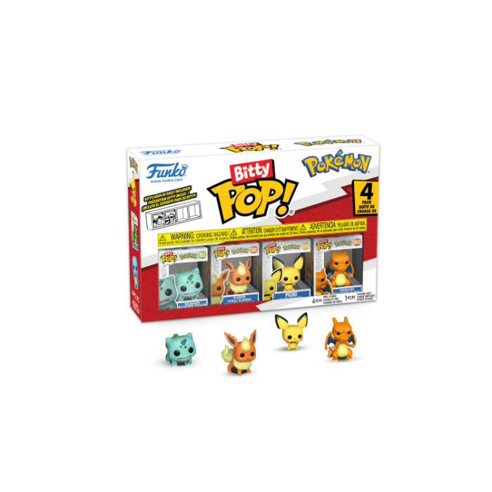 Funko Pop! - Bitty Pop 4pk Pokemon Bulbasaur (81134) Merchandise - Geekd.dk