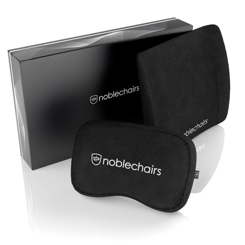 Noblechairs Memory Foam Pudesæt Til Gamingstol Black Puder - Geekd.dk