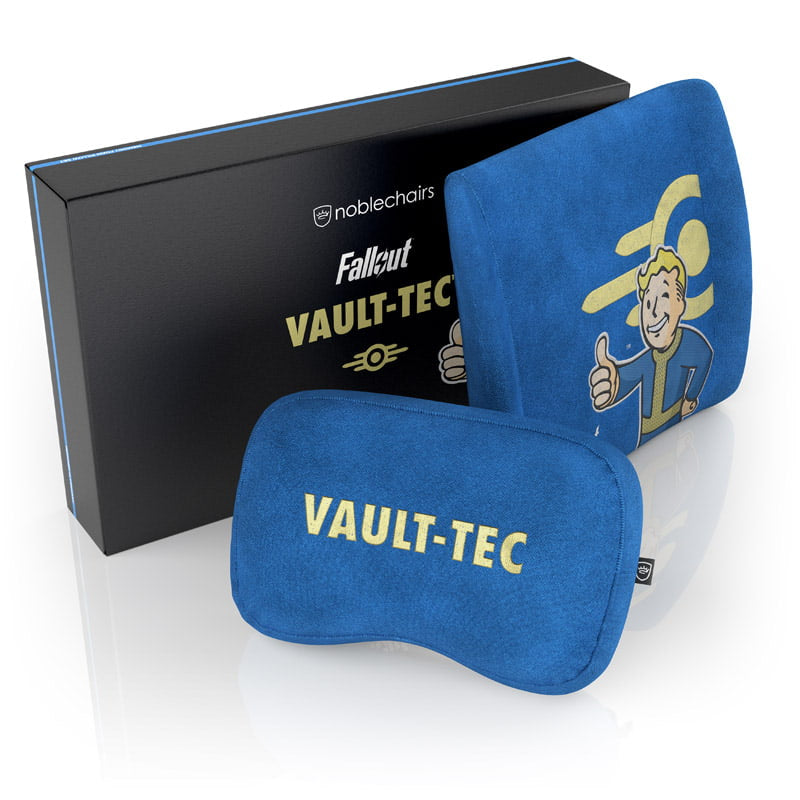 Noblechairs Memory Foam Pudesæt Til Gamingstol Fallout Vault Tec Edition Puder - Geekd.dk