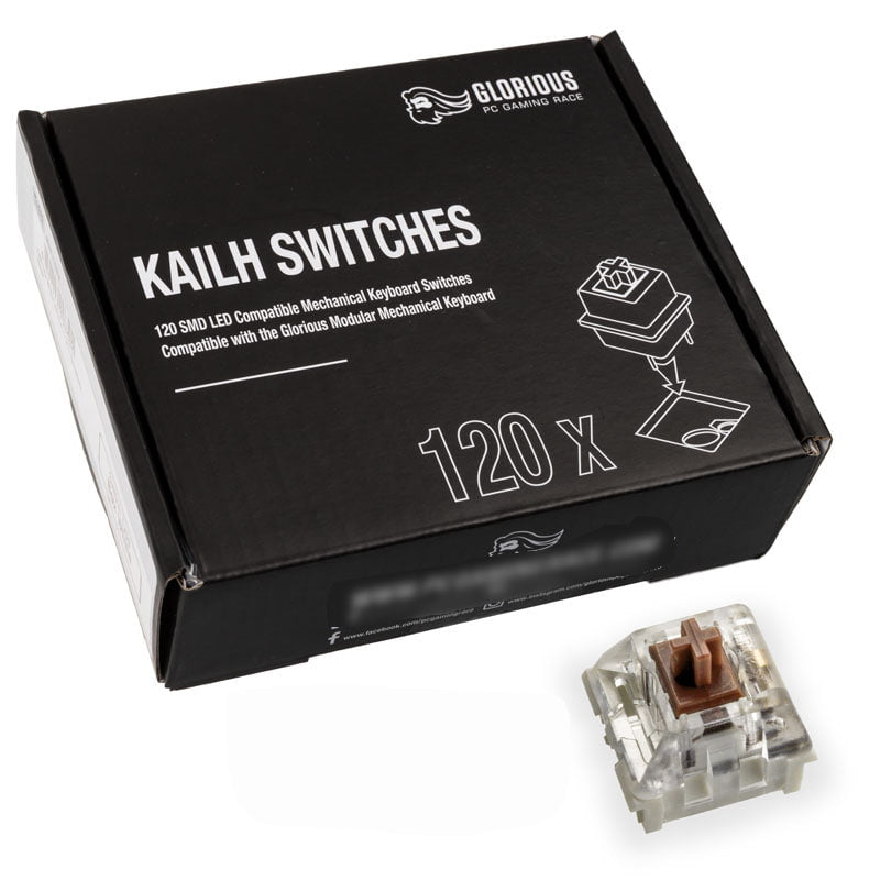 Glorious Kailh Speed Bronze Switches (120 Stk) Tastatur Switch - Geekd.dk