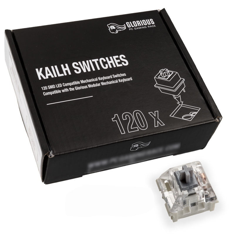 Glorious Kailh Speed Sølv Switches (120 Stk) Tastatur Switch - Geekd.dk
