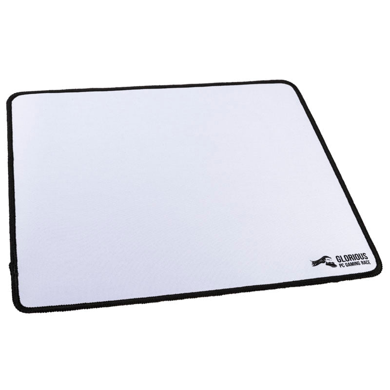 Glorious - Mousepad - L, Hvid Musemåtte - Geekd.dk
