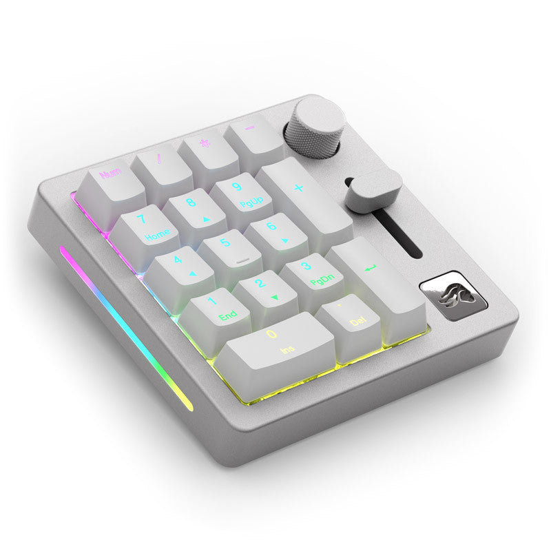 Glorious Numpad Prebuilt - Wireless - White Ice - Geekd.dk