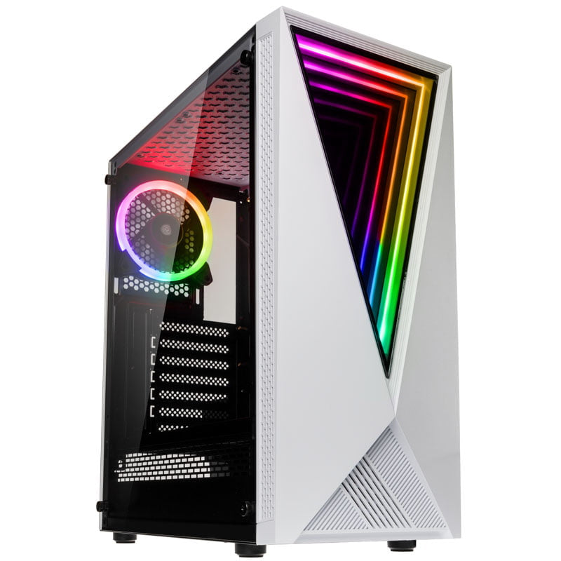 Kolink Void Rgb Midi Tower - White, Window Kabinet - Geekd.dk