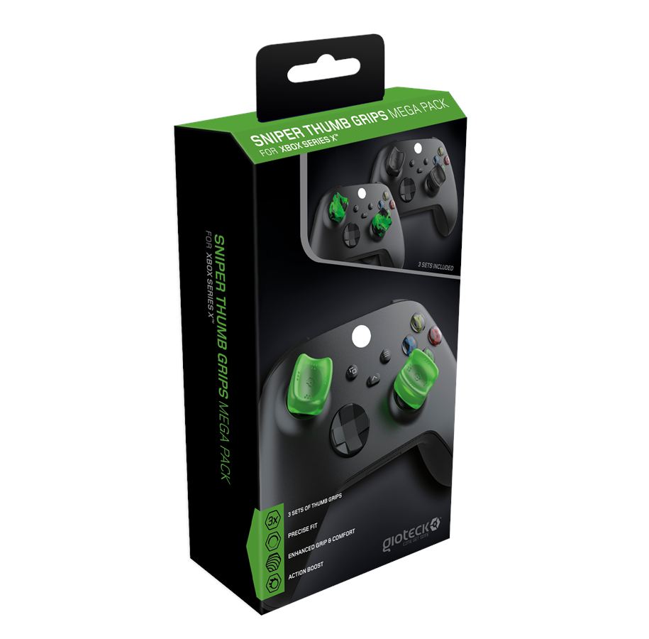 Gioteck Sniper Mega Pack Thumb Grips Controller Grip - Geekd.dk