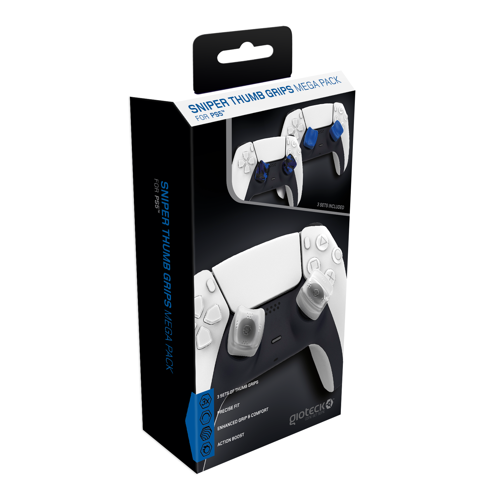 Gioteck Sniper Thumb Grip Megapack (3 Sets) Controller Grip - Geekd.dk