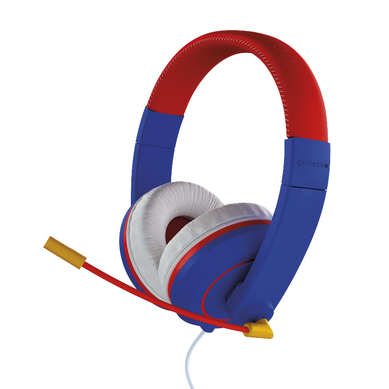 Gioteck Xh-100s Kabletâ´stereo Headset (blå/rød) - Geekd.dk