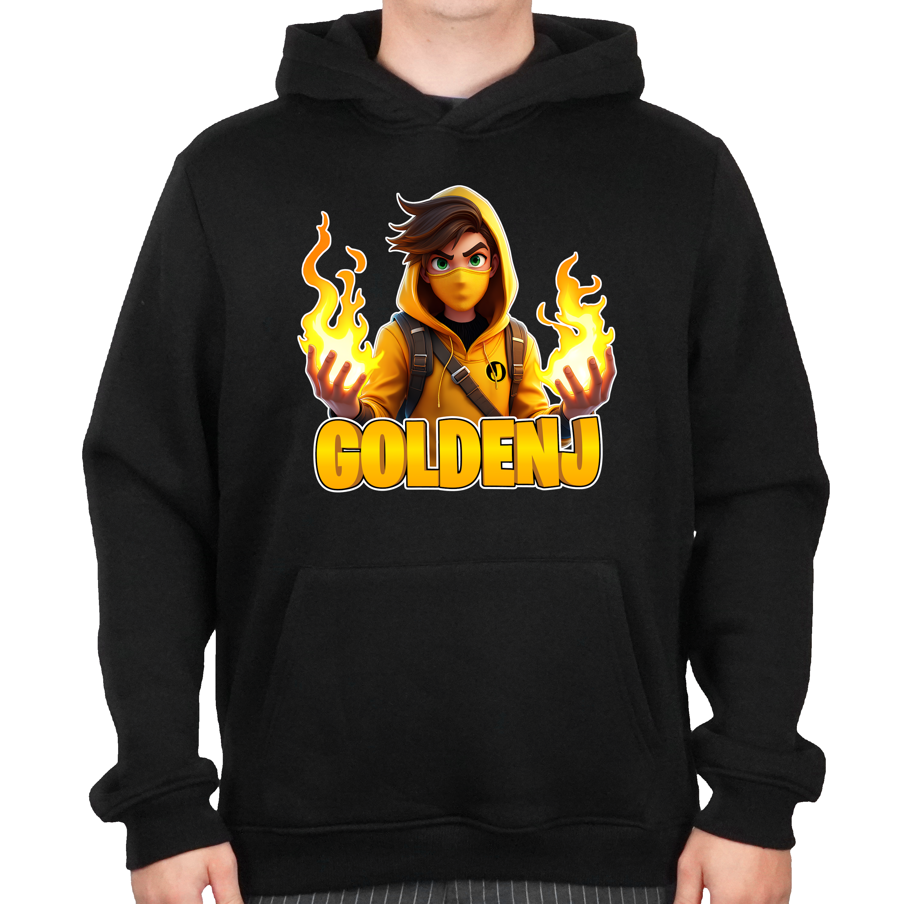 Goldenj Flamme Hoodie - Geekd.dk