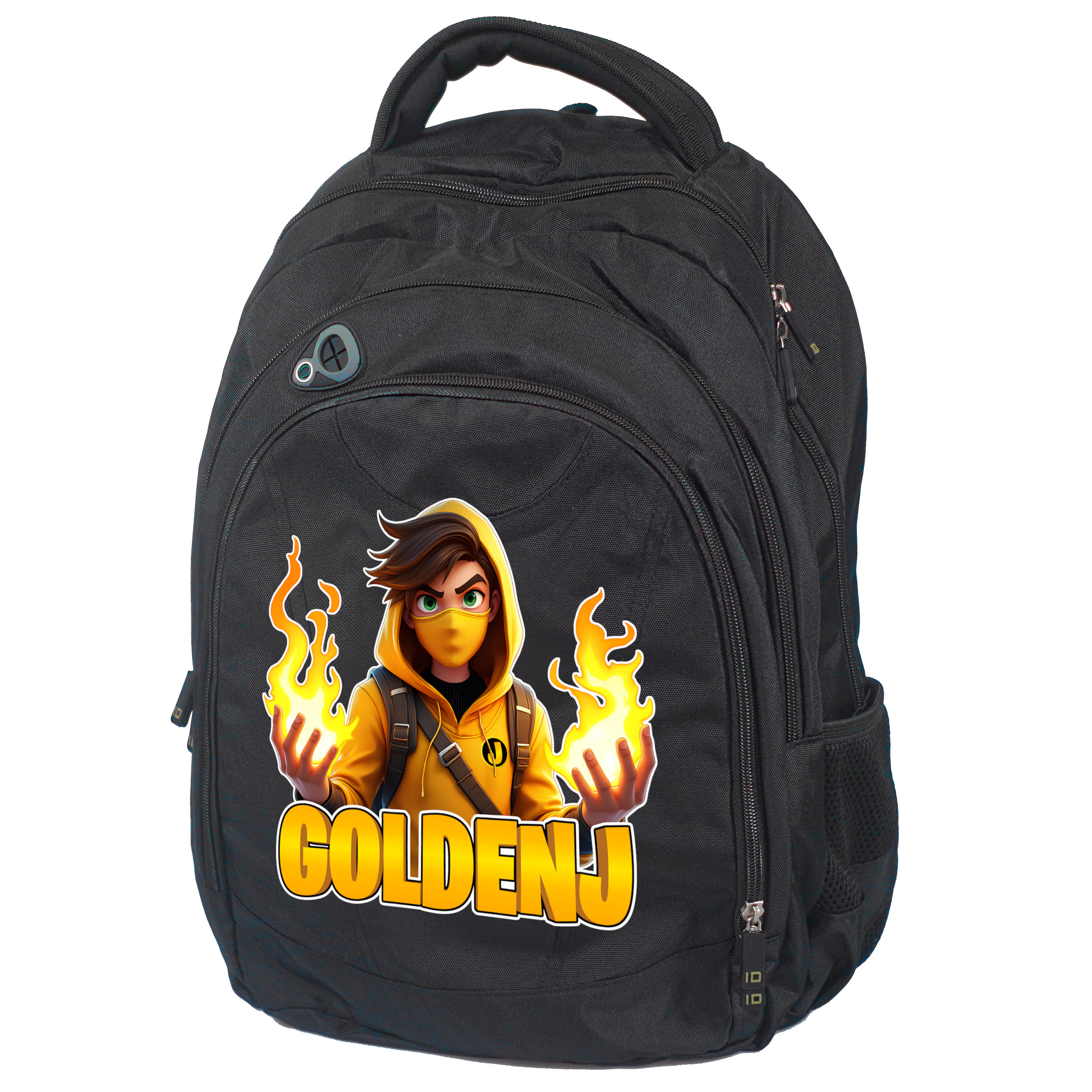 Goldenj Flamme Skoletaske - Geekd.dk