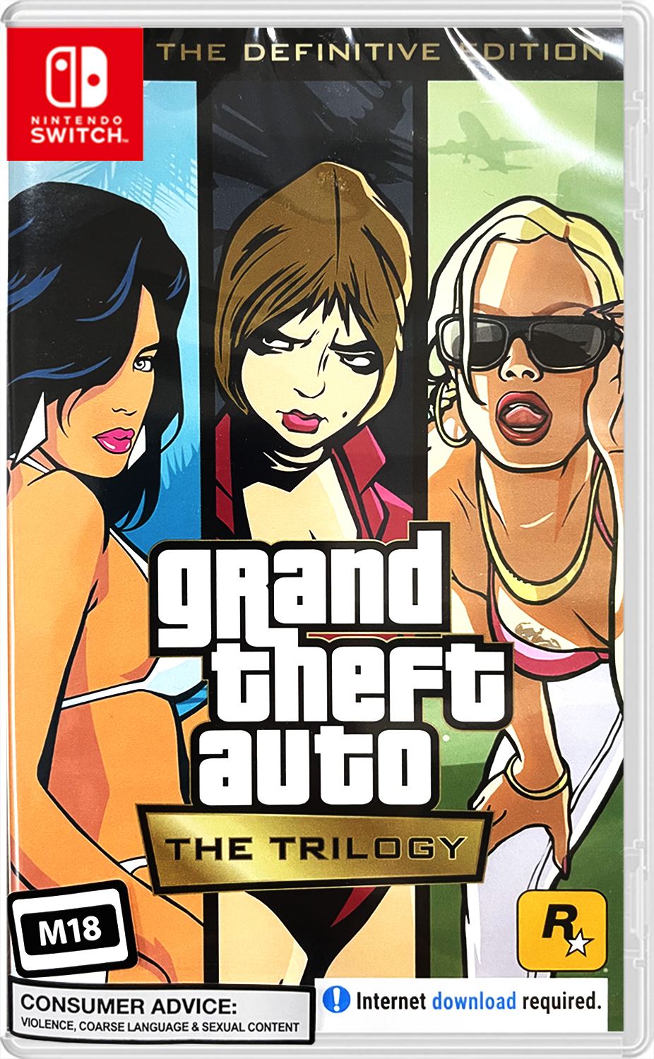 Grand Theft Auto: The Trilogy  -  The Definitive Edition Nintendo Switch Spil - Geekd.dk