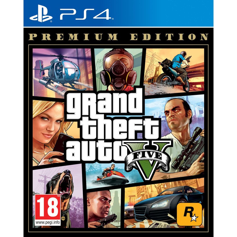 Grand Theft Auto V (gta 5) Premium Edition Playstation 4 Spil - Geekd.dk